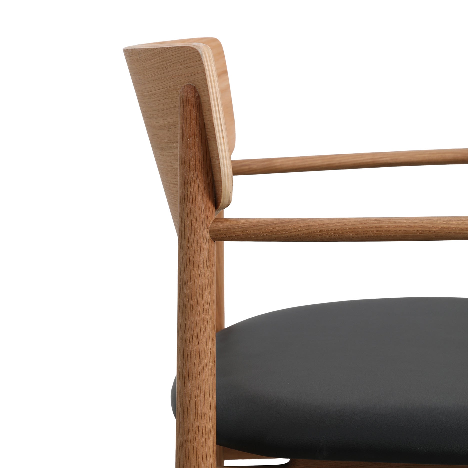 Celeste Esszimmerstuhl mit Armlehnen - Leder